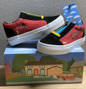 Vans x THE SIMPSONS VANS KIDS SHOES OLD SKOOL EL BARTO Kids SZ 11.5 In Hand New! - Picture 1 of 10