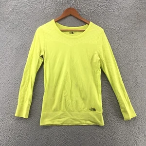 The North Face Activewear Shirt Womens Large Green Pullover Sports Long Sleeve - Picture 1 of 10