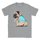 Pug Loves Dad - T-shirt classique unisexe crewneck