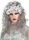 Ghostly Gal Wig Ghost Spirit Gray Fancy Dress Halloween Adult Costume Accessory