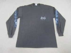VTG Harley Davidson Shirt Mens Large Gray Midland Odessa Texas Pocket Crew Neck - Picture 1 of 9
