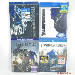 Transformers BluRay Collection Lot: Special Edition Dark Moon Revenge Extinction - Picture 1 of 9