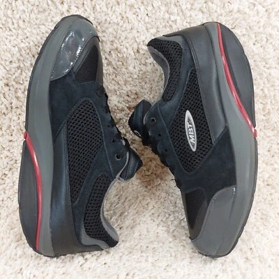 MBT Zapatos Moja Tonificación Mecedora Caminar Tenis Blanco Gris Fitness Mujer’s 10 Foto 1 de 4