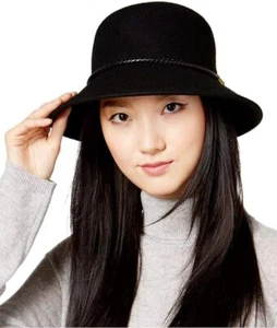Nine West Women’s Felt Cloche Hat, One Size (Black) - Picture 1 of 1