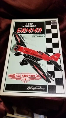  1996 Ertl 1932 Northrop Gamma Diecast Bank by Ace Hardware - Image 1 of 4