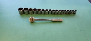 S-K Tools SK Ratchet and Socket Set 1/2 drive 18 pc - Picture 1 of 9