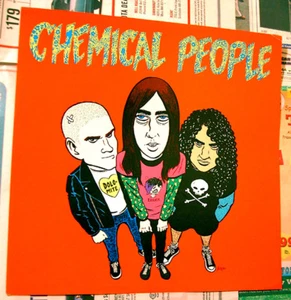 CHEMICAL PEOPLE Right Thing 1990 promo FLAT Cruz -- 12 inch x 12 inch - Picture 1 of 1