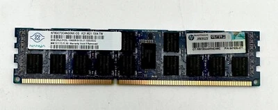 Nanya 8GB (1x8GB) RAM PC3L-10600R DDR3-1333 Server SDRAM NT8GC72C4G0NK-CG - Image 1 of 4