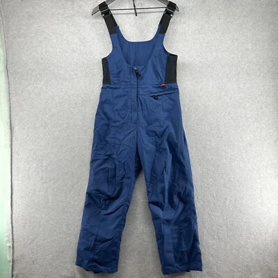 CB Sports Snow Bib Womens Size Large Blue Overalls Unlined Ski Snowboard VTG - Image 1 of 4
