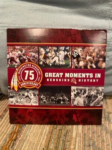 Washington Redskins "Great Moments" 75th Anniversary DVD "Unsealed" open - Picture 1 of 2