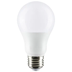 Satco S28916 120-277V LED 8.8W A19 Damp Location Medium E26 4000K Cool White - Picture 1 of 10