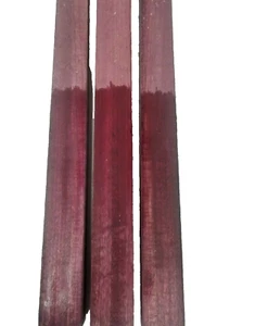 3 pezzi, Purpleheart Thin Stock 16x 2x 3/4 tornitura legno vuoto - spedizione gratuita negli Stati Uniti - Foto 1 di 7