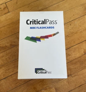 Critical Pass Bar MBE Flashcards 2023-2024 Used & Complete - Picture 1 of 3
