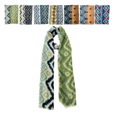 Macahel Aztec Design & Polka Women and Girls Gentle Soft Scarf - Image 1 of 2