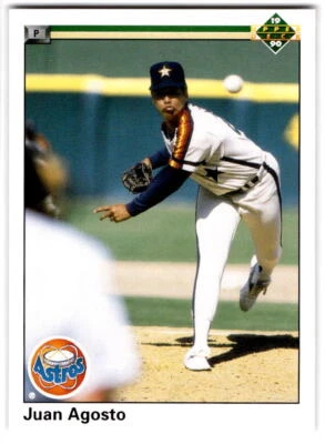 Juan Agosto 1990 Upper Deck #450 Houston Astros - Image 1 of 2