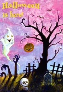 Halloween Is Here! - Halloween Greeting Card - 03486 - Picture 1 of 2