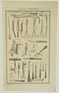  CHIRURGIE Zahnmedizin Medizin Orig. Kupferstich um 1790 Gehirn Medizinstudium - Bild 1 von 7