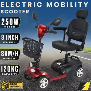 Electric Mobility Scooter Motorised 250W 4Wheel Folding Portable Elderly Scooter - Picture 1 of 24