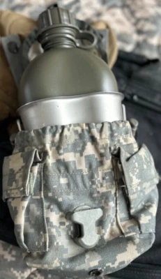 USGI CANTEEN KIT - CANTEEN, CANTEEN CUP,  CANTEEN STOVE, CANTEEN POUCH USA MADE! - Image 1 of 4