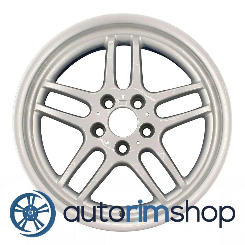 Llanta delantera plateada BMW 740i 750i 1998-2001 18" OEM 36112227631 estilo 37 Foto 1 de 1
