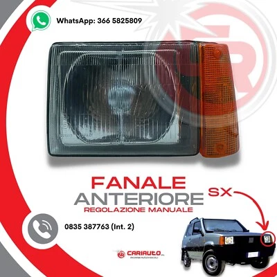 OLSA Faro Fanale Anteriore Sinistro Regolazione MANUALE Fiat Panda 141 750 1986-2003