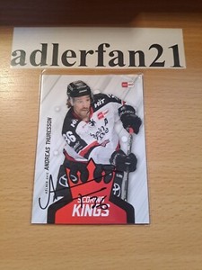 DEL 21-22 2021-2022 SIGNED SCORING KINGS Andreas Thuresson Cologne Sharks KEC