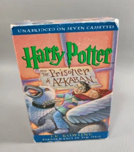 Harry Potter and the Prisoner of Azkaban Unabridged Cassette Audio Book Open Box - Foto 1 di 11
