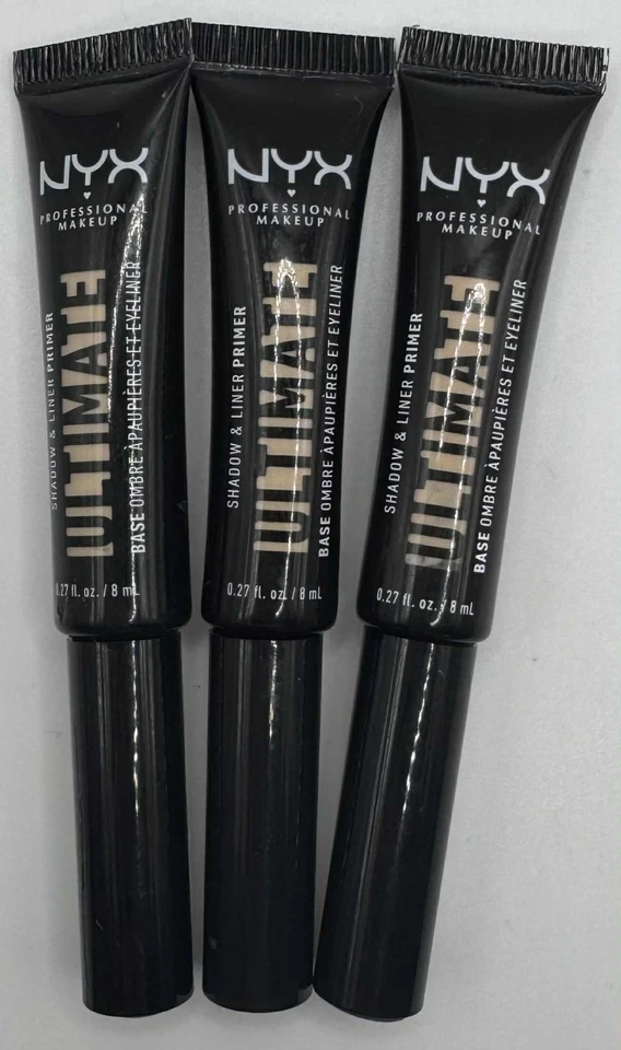 3PK NYX Shadow & Liner Primer ~ 0.27 FL OZ EACH ~ LIGHT ~ SEALED ~ FAST SHIPPING - Image 1 of 2