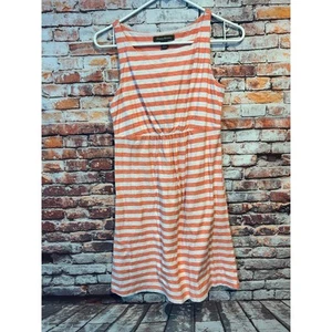 Tommy Bahama striped pink white sleeveless dress women's size XS - Picture 1 of 5