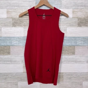 Camiseta sin mangas de entrenamiento Nike Air Jordan Jumpman roja Longline niños mediana 10-12 años - Imagen 1 de 7