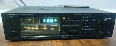 Vintage ONKYO TX-28 Quartz Synthesized Tuner Amplifier - Made in Japan- Working! - Image 1 of 4