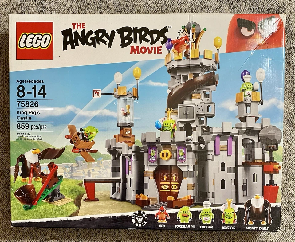 LEGO The Angry Birds Película: Castillo del Rey Cerdo (75826) Nuevo y Precintado Foto 1 de 4