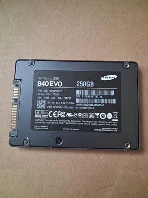 ssd samsung 840 evo 250gb s-ata - Bild 1 von 3