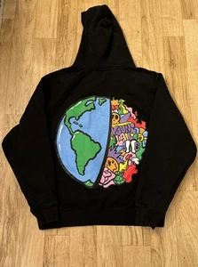 Sudadera con Capucha Youngla Free the World en Negro Única Para Hombre Talla M - Imagen 1 de 7