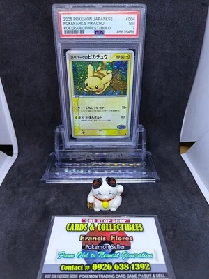 Pokemon Card - PSA 7 POKEPARK'S PIKACHU #004 - HOLO (JAPANESE P. FOREST) YR 2005 - Image 1 of 4