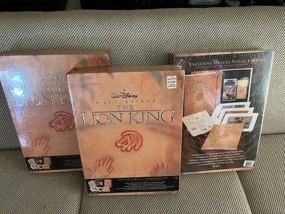 Disney The Lion King Masterpiece Exclusive Deluxe Video Edition VHS New Sealed - Image 1 of 3