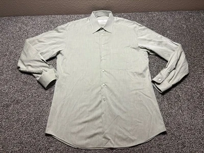 Ermenegildo Zegna Button Down Shirt Mens 39 | 15.5 Comfort Fit Green - Image 1 of 4