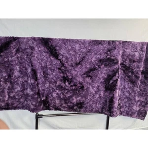 Purple Minky Blanket Large 73x57 Soft Plush High Pile Textured Throw Cozy Warm - Picture 1 of 6