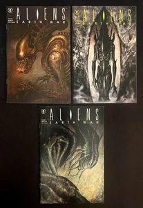 Aliens: Earth War #1, 3, 4 Lot Sam Keith Art John Bolton Covers Dark Horse 1990 - Bild 1 von 2