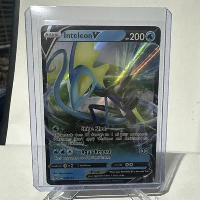 Inteleon V 049/192 Swsh02: Rebel Clash Holo - Image 1 of 4