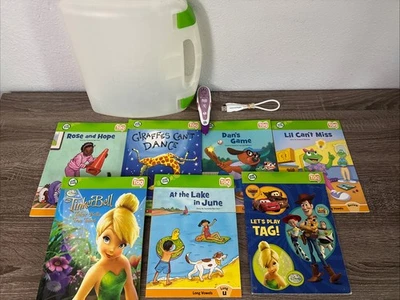 LeapFrog TAG Learning System Bundle, 7 books, Cable, Pink Pen & Storage Case - Image 1 of 4