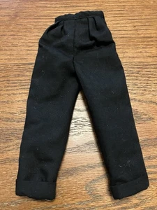 1990's Barbie’s Ken Pants Black with Hook/Loop Closure Fasteners Mattel - Picture 1 of 3