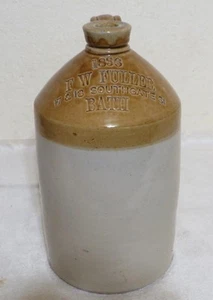 Price Bristol Co. Steingut Whiskey Krug Crock 1836 FW FULLER Southgate St. Bath - Bild 1 von 16