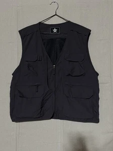 Sportsman Men's Utility Fishing Hiking Hunting Vest Size L Gray Lots Of Pockets - Picture 1 of 8