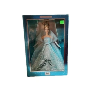 Muñeca Barbie Collectibles Mattel 2001 edición coleccionista azul azulado #50841 en caja original - Imagen 1 de 8