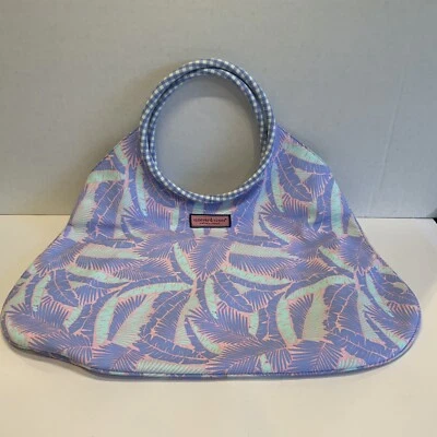 Bolso de Mano de Playa Vineyard Vines Marthas Vineyard Island Palms Usado en Excelente Condición Foto 1 de 4