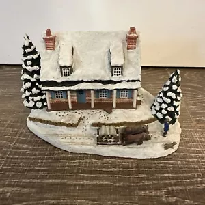 Hawthorne Village 1995 Currier & Ives " The Snow Storm" 78282 Skulptur mit Echtheitszertifikat - Bild 1 von 8