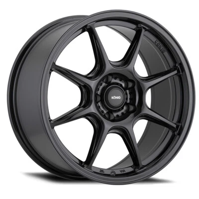 KONIG Lockout Rim 16X7.5 5X114.3 Offset 40 Gloss Black (Quantity of 1) Foto 1 de 2