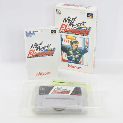 NIGEL MANSELL F1 CHALLENGE F-1 Super Famicom Nintendo 1210 sf - Image 1 of 4