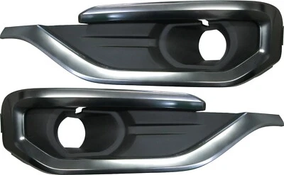 FIT GMC ACADIA 2017-2019 LEFT RIGHT  FOG LIGHT BEZEL TRIM MOULDING PAIR Foto 1 de 3